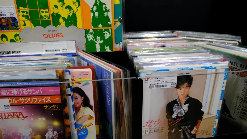 Old neighborhood record shop